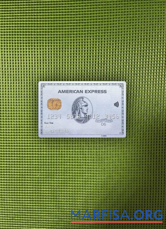 Realistic USA Chase bank AMEX platinum card photolook front download for verification